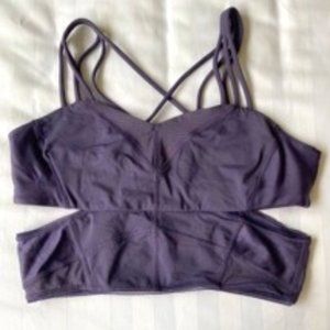 Lululemon Cutout Purple Sports Bra